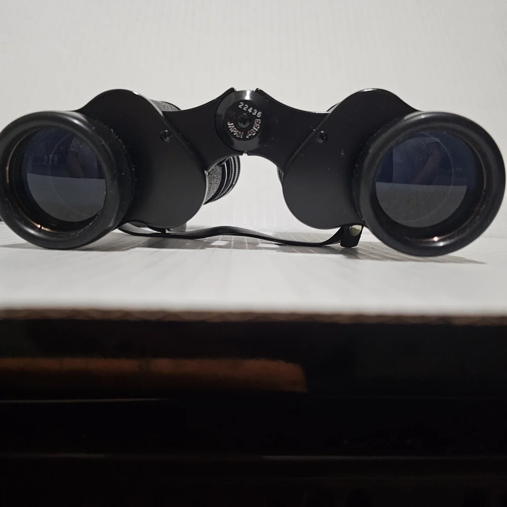 Sears Binoculars Model 2511 7x35mm Wide Angle 500ft At 1000yds With Case Vintage